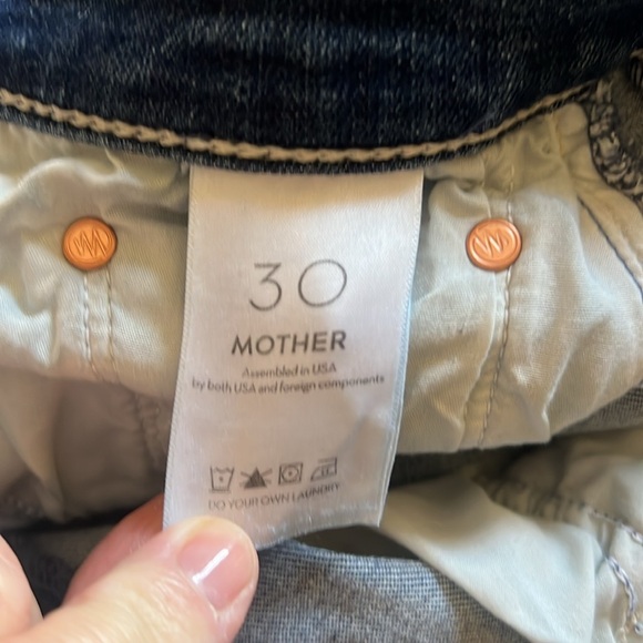 MOTHER Pixie Tomcat Ankle Jeans Premium Denim - Picture 3 of 7